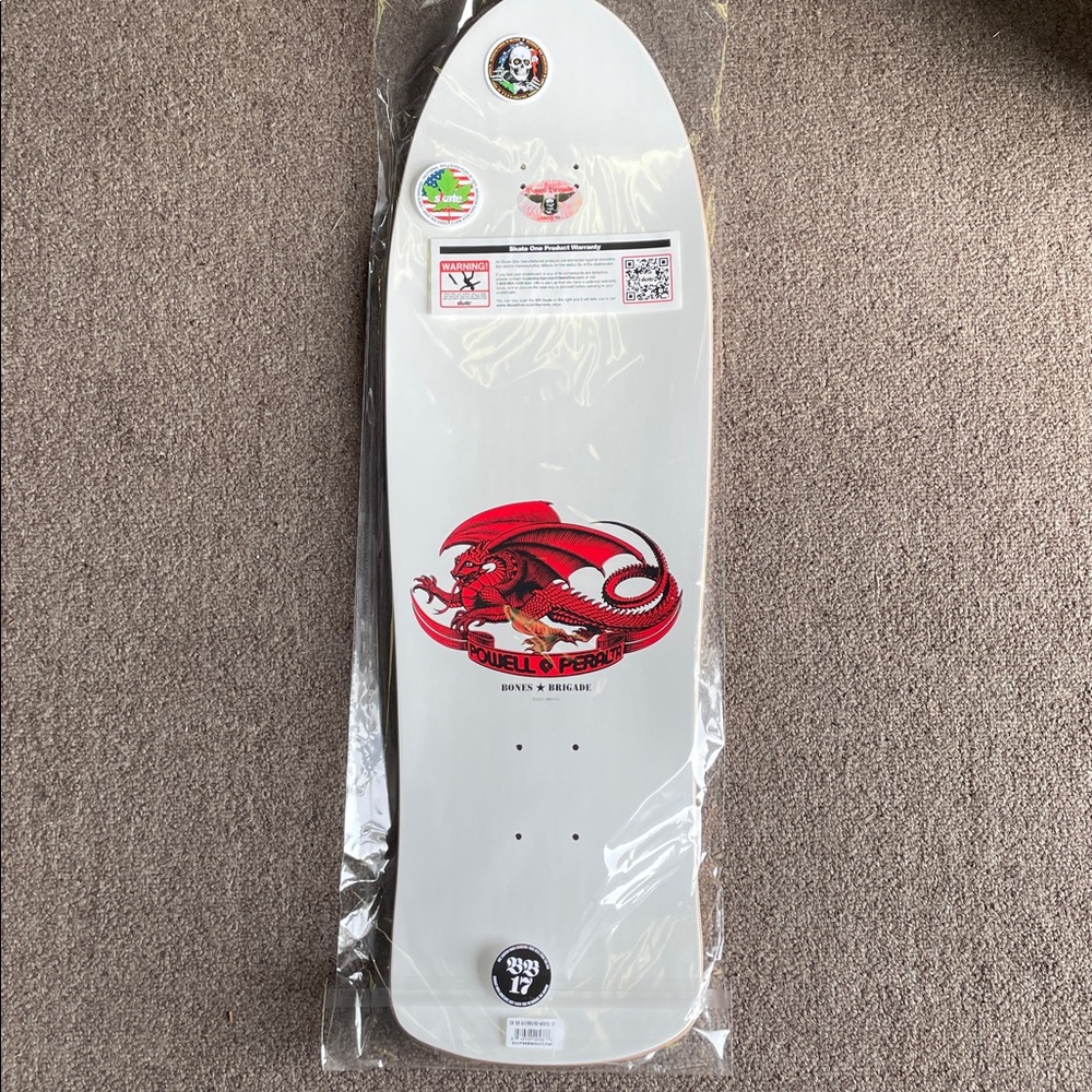 Powell Peralta Ornate White Skateboard Deck Series 17 Limited Edition - Picture 3 of 4
